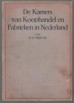 Hendrik Arend. Marcus - De Kamers van Koophandel en fabrieken in Nederland
