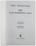 Taisen Deshimaru-Roshi - Zen in den Kampfkünsten Japans - Geleitwort von Dr. Claude Durix. Herausgegeben von Marc de Smedt
