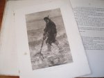 Karsten, Ed - Schilderijen van Jozef Israëls in Nederlandsche Verzamelingen. Premie-Uitgave 1912 Ver. tot Bevordering van Beeldende Kunsten. Portfolio met 6 prenten (heliogravures).