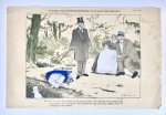 Braakensiek, Johan (1858-1940) - [Original lithograph/lithografie by Johan Braakensiek] De Eedswet door de Rechtsche meerderheid van de Eerste Kamer verworpen, 27 Juni 1915, 1 pp.