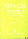 VIVALDI, Antonio / A cura di HOMOLYA Istvan - Concerto in do maggiore per fagotto, archi e cembalo - F. VIII no 17  P.V. 45 - Partitura
