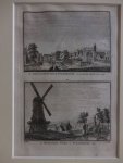 Purmerend. - De Beemster-Poort te Purmerende, van de Beemster Dyk te zien, 1726/ De Hoornsche-Poort te Purmerende, 1726.
