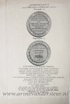  - [Antique print, etching] Afbeelding eener Medaille in Utrecht vereerd, published 1785, 1 p.