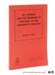 Pegis, Anton Charles. - St. Thomas and the problem of the soul in the thirteenth century.