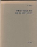 Blijstra, R. - Van de vissen uit heb ik geen leven