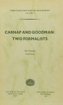 HAUSMAN, A., WILSON, F. - Carnap and Goodman. Two formalists.