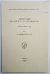 M. Heerma van Voss - De spreuk om de kisten te kennen - Dodenboek 193