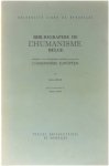 Alois Gerlo Emile Lauf - Bibliographie de l'Humanisme Belge précédée d'une bibliographie générale concernant l'Humanisme Européen