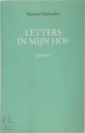 Maarten Embrechts - Letters in mijn hof