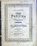 MacDowell, Edward: - Drei Poesien für Pianoforte zu vier Händen. Opus 20 MacDowell, Edward: - Drei Poesien für Pianoforte zu vier Händen. Opus 20