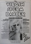 Levy, William. [foto's: Gordon, Ginger. © 1972] - The Virgin Sperm Dancer. (Suck Special Issue)