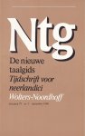 Sötemann, A.L. e.a. (redactie) - De nieuwe taalgids, jaargang 79, nummer 5, september 1986