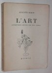 Rodin, A. - L' art : entretiens reunis par Paul Gsell.