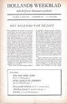 K.L. Poll (redactie) - Hollands Weekblad, vierde jaargang, nummer 158, 13 juni 1962