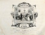 Louis, N.: - Soirées de salon. Quadrille brillant par N. Louis. No.. 1 à deux mains