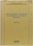 LOSURDO, D., (ED.) - Rivoluzione Francese e filosofia classica tedesca.