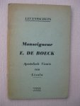 - Monseigneur E. De Boeck. apostolisch Vicaris van Lisala.