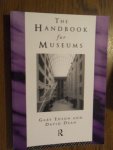 Edson, Gary;  Dean, David - The handbook for Museums