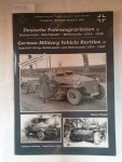 Hoppe, Henry: - Tankograd Wehrmacht Special No. 4001 - Deutsche Fahrzeugraritäten (1) :