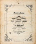 Kummer, F.A.: - Fleurs de Salon. Six mélodies de F. Kücken transcrites pour violoncelle et piano