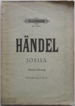 Händel G F - Josua Oratorium Klavierauszug