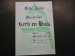 Asma; Feike - Muziek voor Kerk en Huis - Boek 3 / Klavarskribo Asma; Feike - Muziek voor Kerk en Huis - Boek 3 / Klavarskribo