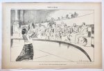 Braakensiek, Johan (1858-1940) - [Original lithograph/lithografie by Johan Braakensiek] Indië in Nood, 29 November 1903, 1 pp.