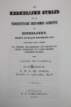 Cloux, A.P.A. du - De kerkelijke strijd bij de Nederduitsche Hervormde Gemeente te Middelburg, sedert de maand september 1855 ... met een voorwoord van A.P.A. du Cloux, predikant te 's Grevelduin Capelle