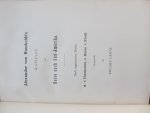  - WISSENSCHAFTLICHE BEITRÄGE zum gedächtniss der hundertjährigen wiederkehr des antritts von Alexander von Humboldt's reise nach Amerika am 5. juni 1799.