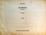 Schat, Peter: - Anathema (opus 19) for piano (1969)