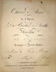 Rossini, G.: - Choix d`airs de l`opéra Du Barbier de Séville. Musique de Rossini. Arrangés à quatre mains pour le forte piano. No. 2 Rossini, G.: - Choix d`airs de l`opéra Du Barbier de Séville. Musique de Rossini. Arrangés à quatre mains pour le forte piano. No. 2
