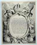 SOMPEL, PIETER VAN, - Title print for the series 'Effigies Imperatorum'
