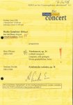 Gutnikow, Arkadi: - [Programm mit eigenh. Unterschrift] Het Zondagochten Concert. Zondag 7 juni 1998. Concertgebouw Spiegelzaal
