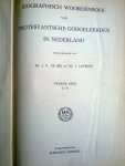 De Bie, Dr. J.P. / Loosjes, Mr. J. - Biographisch woordenboek van Protestantsche Godgeleerden in Nederland --- Eerste deel, A-B en Tweede deel, C-E (ook los te koop)