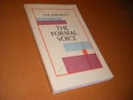 Shelnutt, Eve. - The Formal Voice.