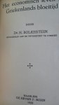 Bolkestein Dr.H. - Het economisch leven in Griekenland bloeitijd
