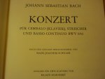 Bach; J. S. (1685-1750) - Konzert d-Moll BWV 1052 für Cembalo (Klavier), Streicher und Basso continuo Ausgabe für zwei Klaviere Bach; J. S. (1685-1750) - Konzert d-Moll BWV 1052 für Cembalo (Klavier), Streicher und Basso continuo Ausgabe für zwei Klaviere