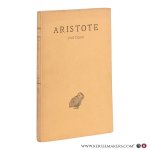 Aristote / Hardy, J. (ed. & transl.) - Aristote. Poétique. Collection des Universités de France (Association Guillaume Budé).