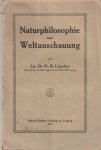 Lipsius, Friedrich Reinhard - Naturphilosophie und Weltanschauung