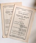København: - [2 Programmhefte] København Slotskirken saeson 1931-1932
