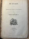 Maurik, Justus van - Theatre play 1875 | De Buren. Dramatische klucht in één bedrijf. Amsterdam, G. Theod. Bom, 1875, 8º: 59 [1] pp.