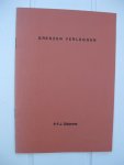 Obbema, P.F.J. - Grenzen verleggen. Nijmeegs onderzoek naar de handschriften van de Moderne Devotie.