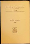 collectief - Gentse bijdragen 1969  - uit het seminarie voor Nederlandse Taalkunde en Vlaamse Dialektologie van de Rijksuniversiteit te Gent, XXVI