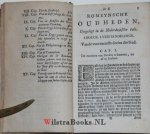 Goodwin, Thomas [1600 - 1680] - Romeinse oudheden / in het Engels beschreven door Th. Goodwin ; vert. door D. Peenius ; op nieuws oversien, vervolgt en ... vermeerdert door A. van Poot