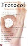 H. de Groot - Protocol vormgeven van bijeenkomsten