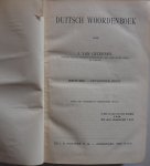 Gelderen I van - Duitsch woordenboek Eerste deel  Duitsch - Nederlandsch In gotische schrift