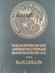 Colijn, H. - Toelichting op het Antirevolutionair Beginselprogram