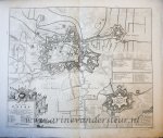 Peter van Call II (1688-1737) - [Antique print, etching] Map of the siege of Aire in 1710 (Spanish Succession War), published 1729.