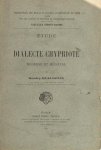 Beaudouin, Mondry. - Étude dialecte Chypriote. Moderne et médiéval.
