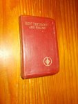 red. - New Testament and Psalms.